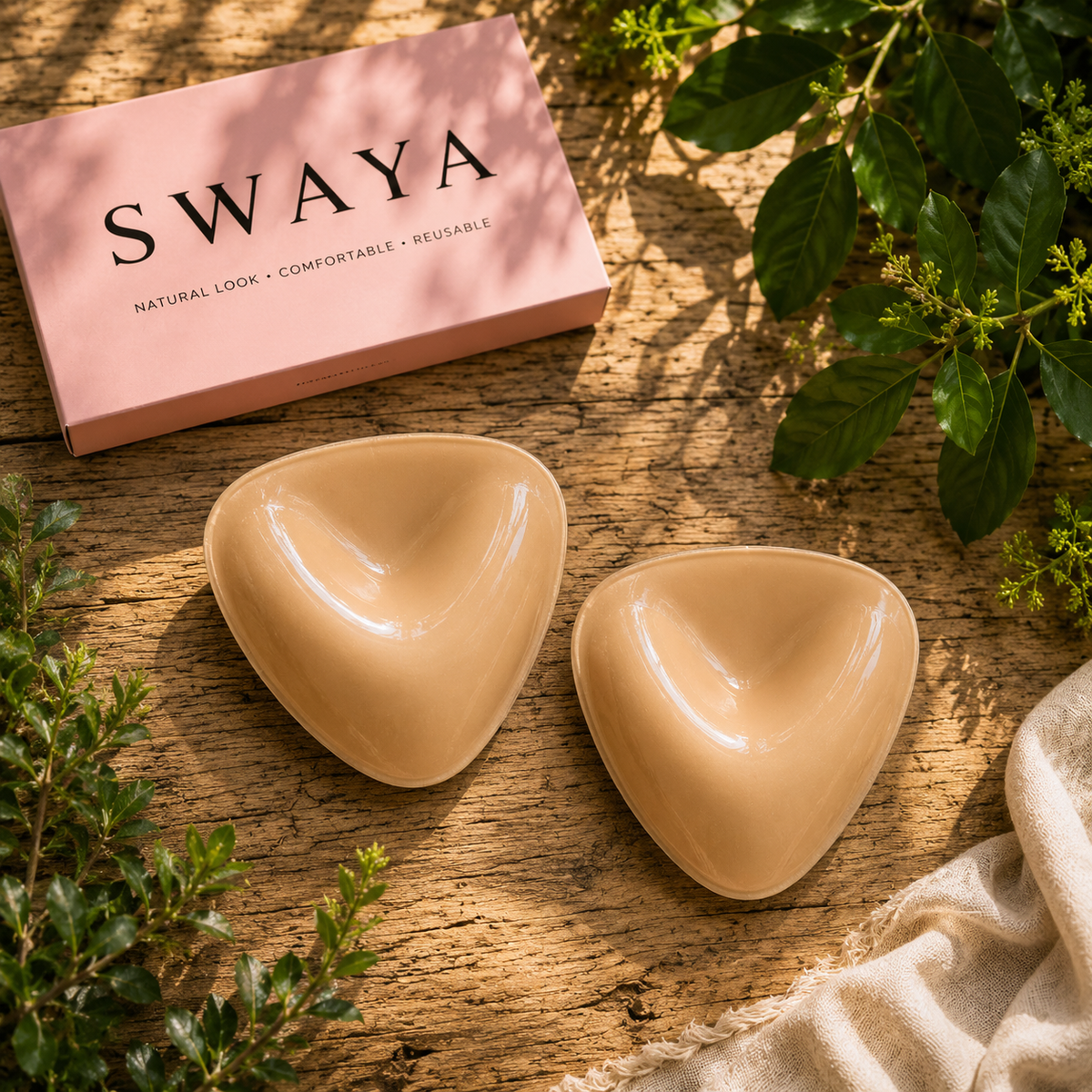 SWAYA™ | Samoprzylepna wkładka Push-Up wielokrotnego użytku